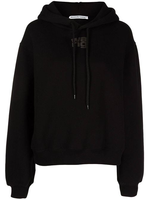 Logo cotton hoodie Alexander Wang | 4CC3222069001